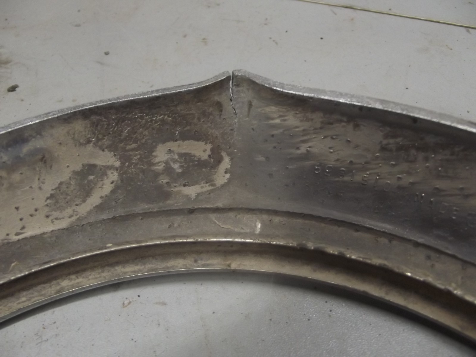 1941 Cadillac Headlight Bezel 5931510 surround trim