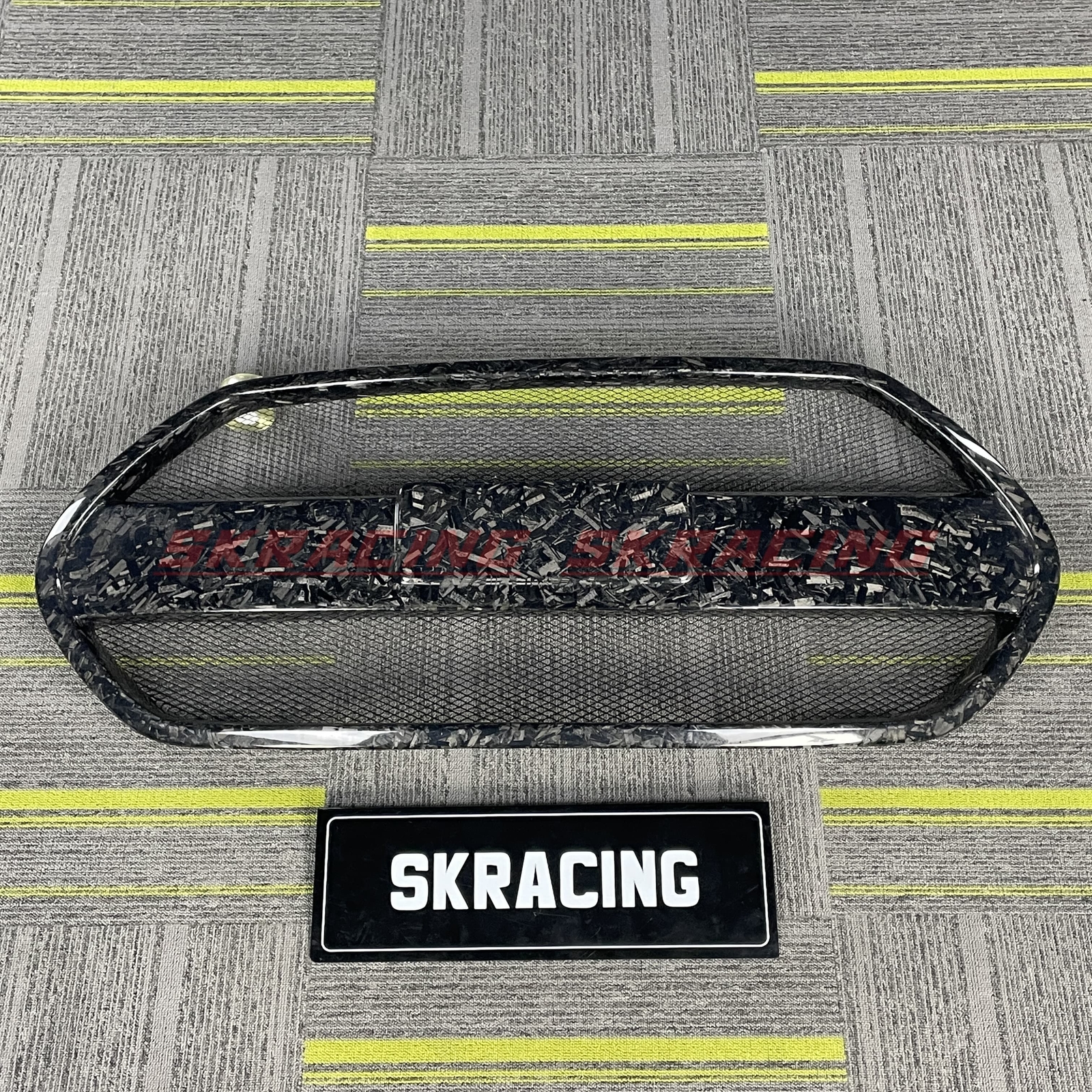 Forged/Carbon Fiber/Matte Black Front Bumper Grille For Hyundai Veloster Turbo