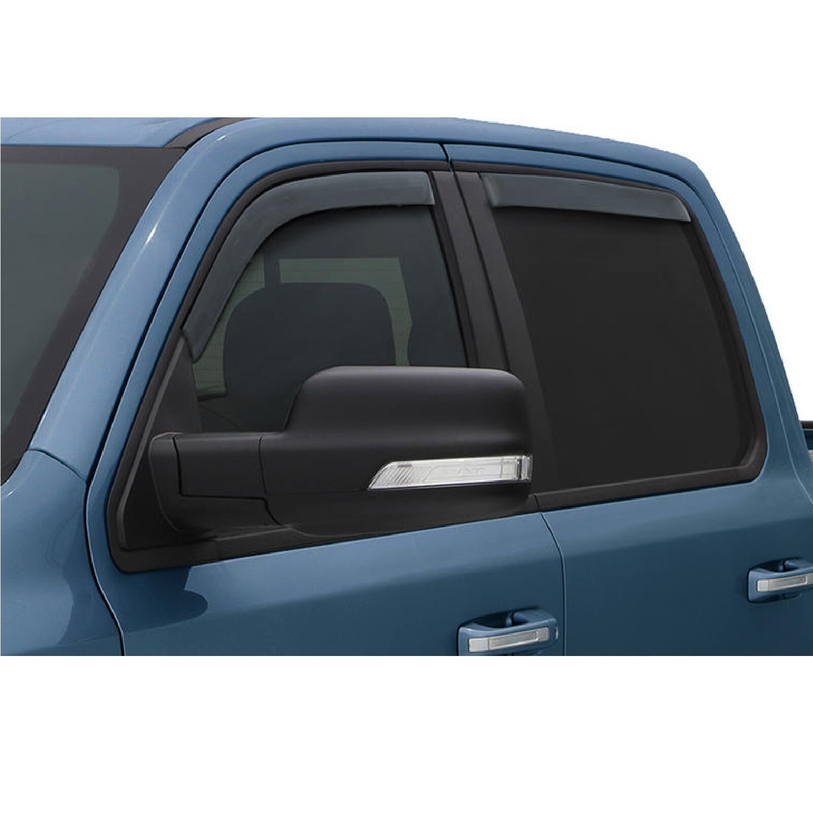 AVS Front & Rear In-Channel Acrylic Window Ventvisors for 09-14 F-150 Crew Cab