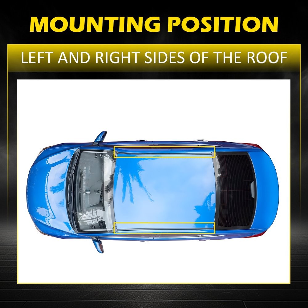 2-20X Roof Seal Trim Molding Seal Strip Fit 2003-2008 Toyota Corolla 75556-12120