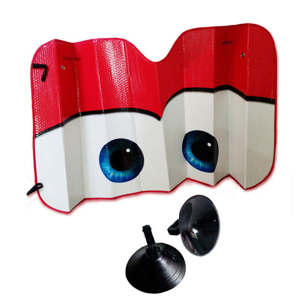 Car Window Windshield Cover Sun Visor Foldable Sun Shade Cartoon Eyes Styling