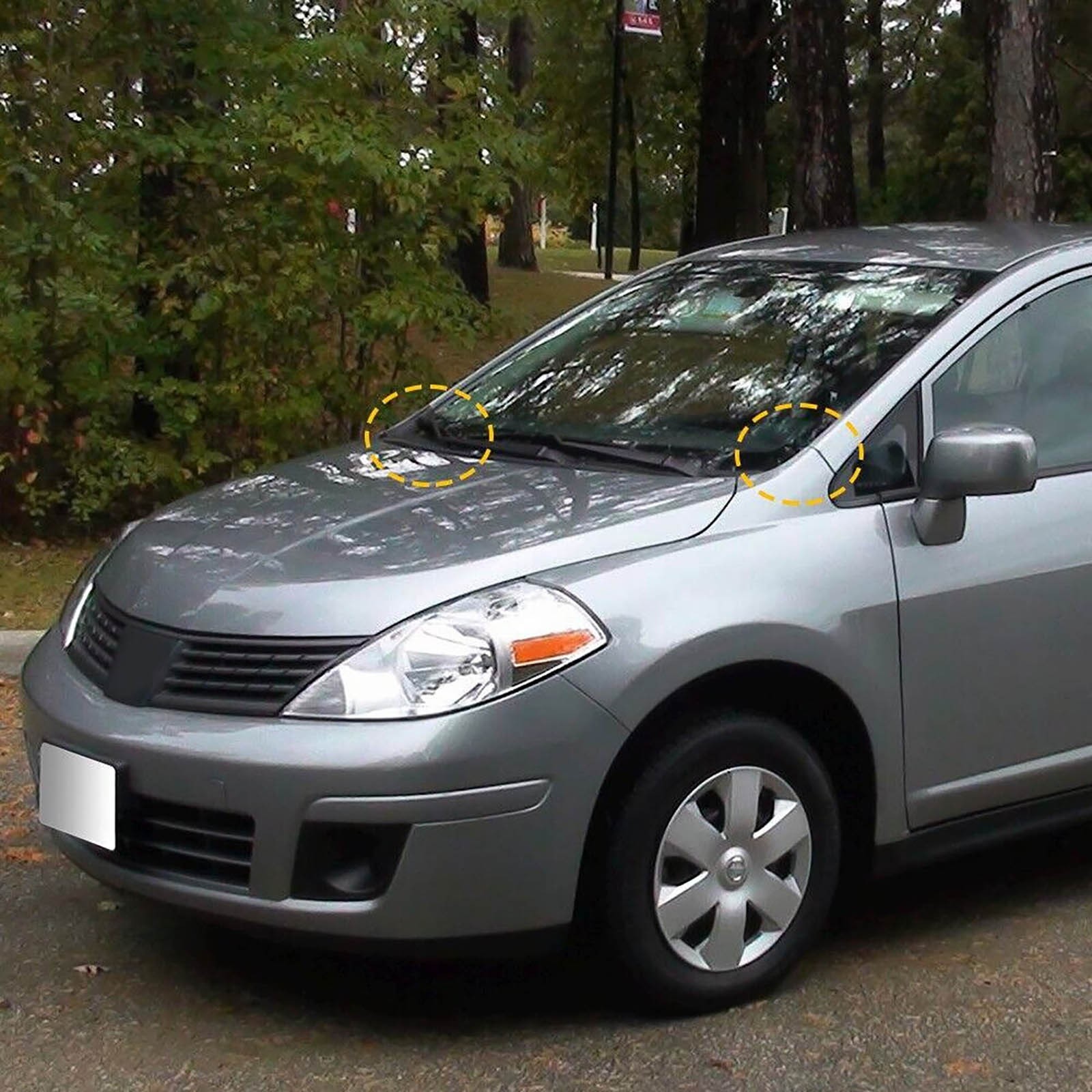 For 2007-2012 Nissan Versa Hatchback 2X Front Windshield Wiper Cowl Cover LH&RH