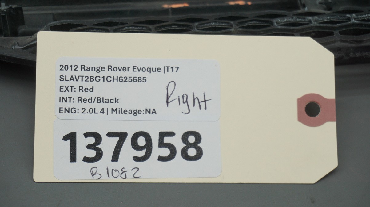 2012-2019 Land Range Rover Evoque Front Right Fender Air Vent Grille Molding OEM