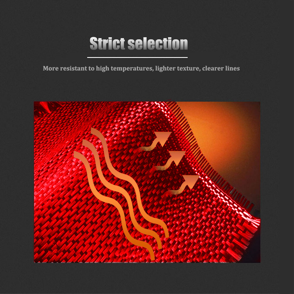 16pcs For BMW X1 F48 2016-18 Red Carbon Fiber Door Panel Interior Trim Set