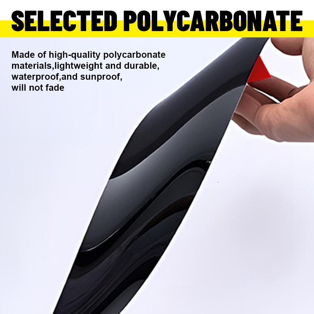 6PCS Glossy Black Window Pillar Posts Cover Trim For 2011-2017 Honda Odyssey