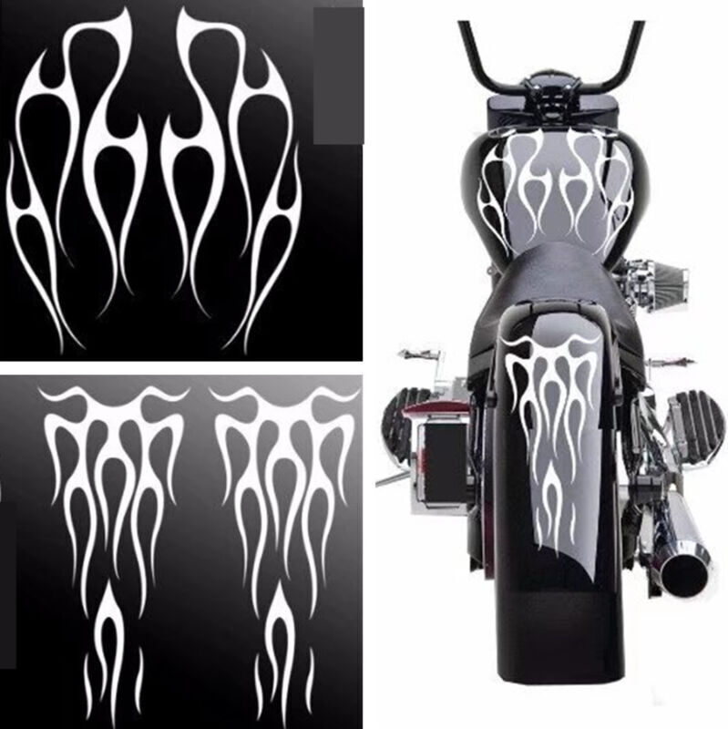 Flame Truck Car Body Graphic Decal Large Sticker Vinyl Set Motorcycle DIY Racing