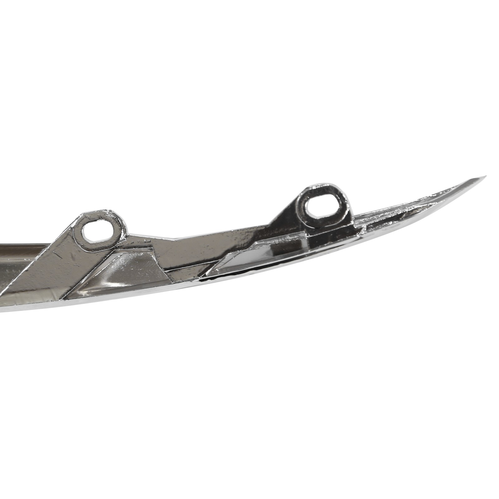 For Nissan Kicks 2021-2023 Left Right Side Front Bumper Molding Trim Chrome Pair