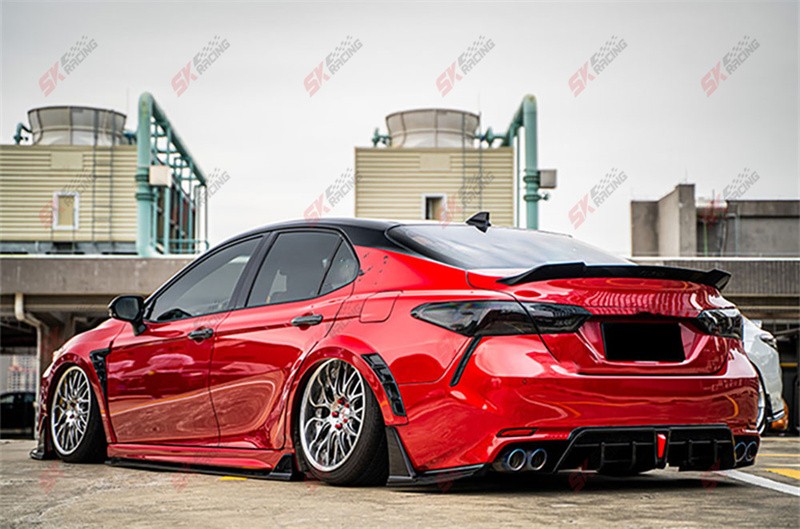 Unpainted ABS Fender Flares Wide Body Exterior For 2018-24 Toyota Camry SE XSE