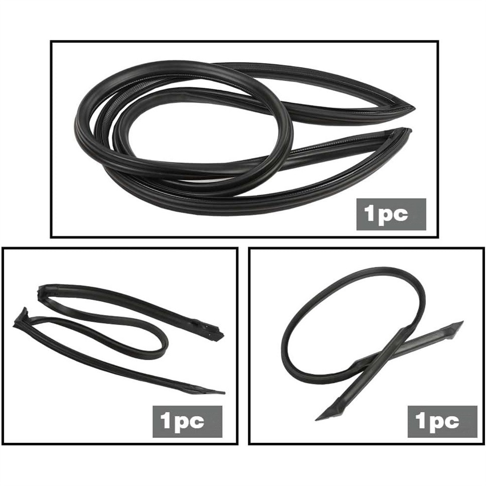 8489GGW For 1984-1989 Corvette C4 Full Weatherstrip Kit Set Weather Strip Seals