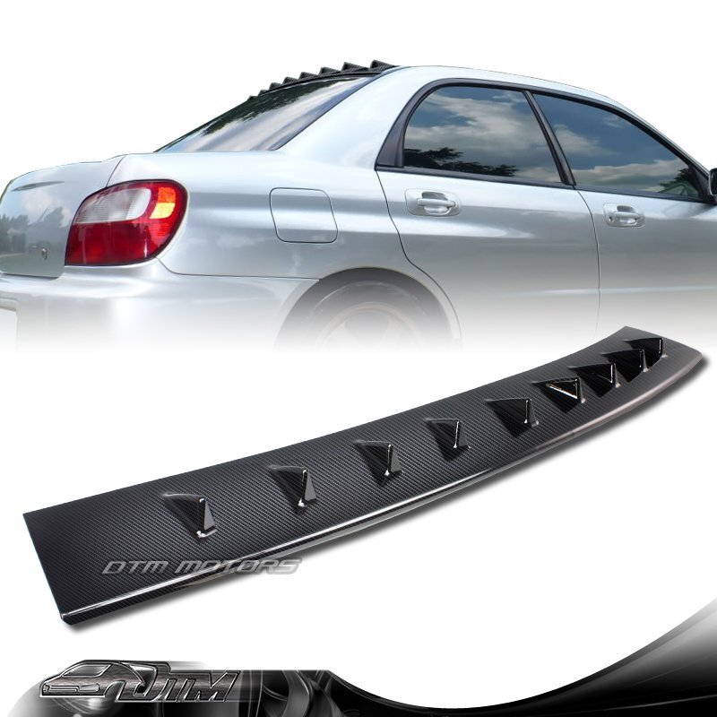 Carbon Fiber Shark Fin Rear Roof Window Spoiler For 2002-2007 SUBARU IMPREZA