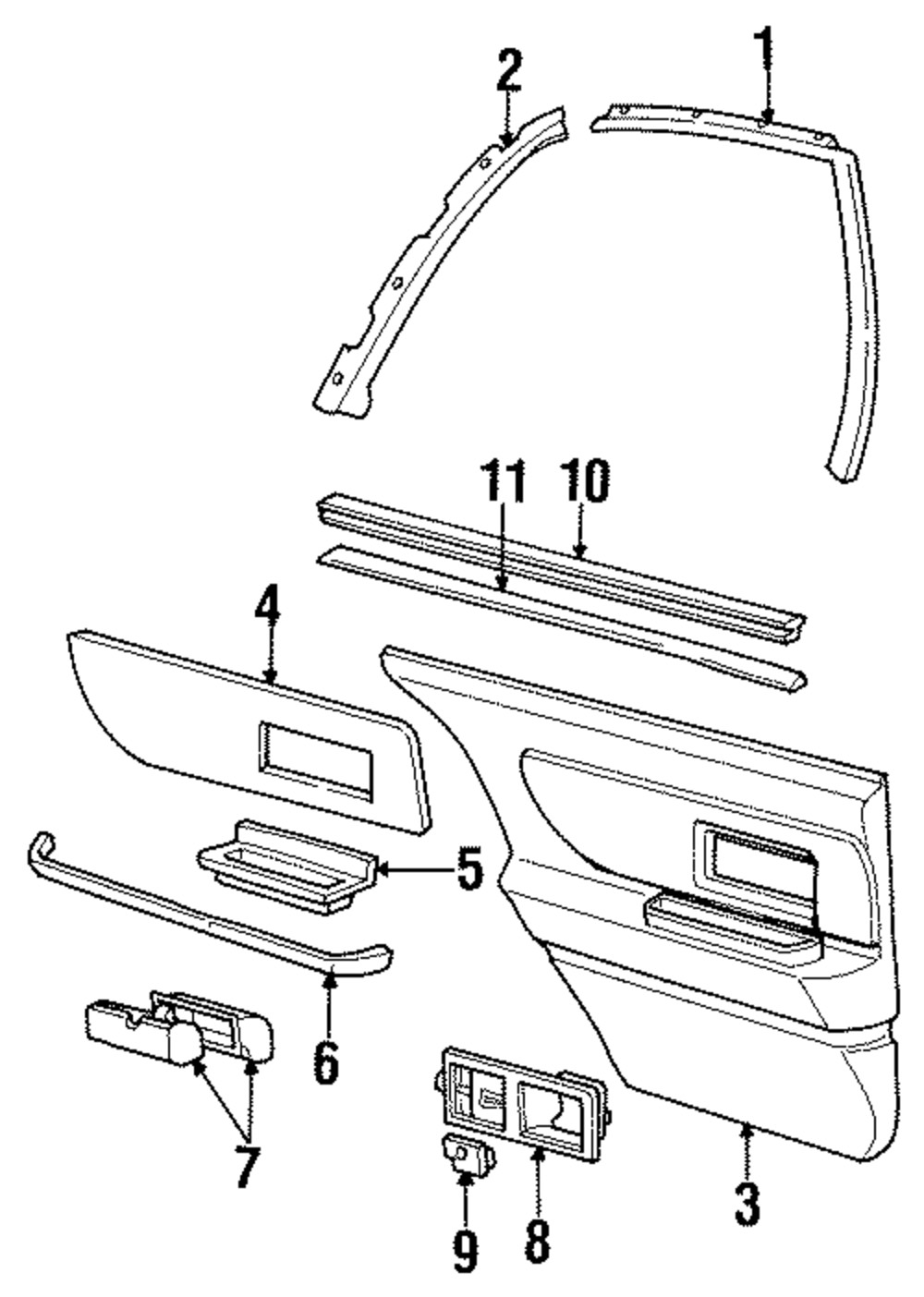 Genuine GM Front Molding 25658299