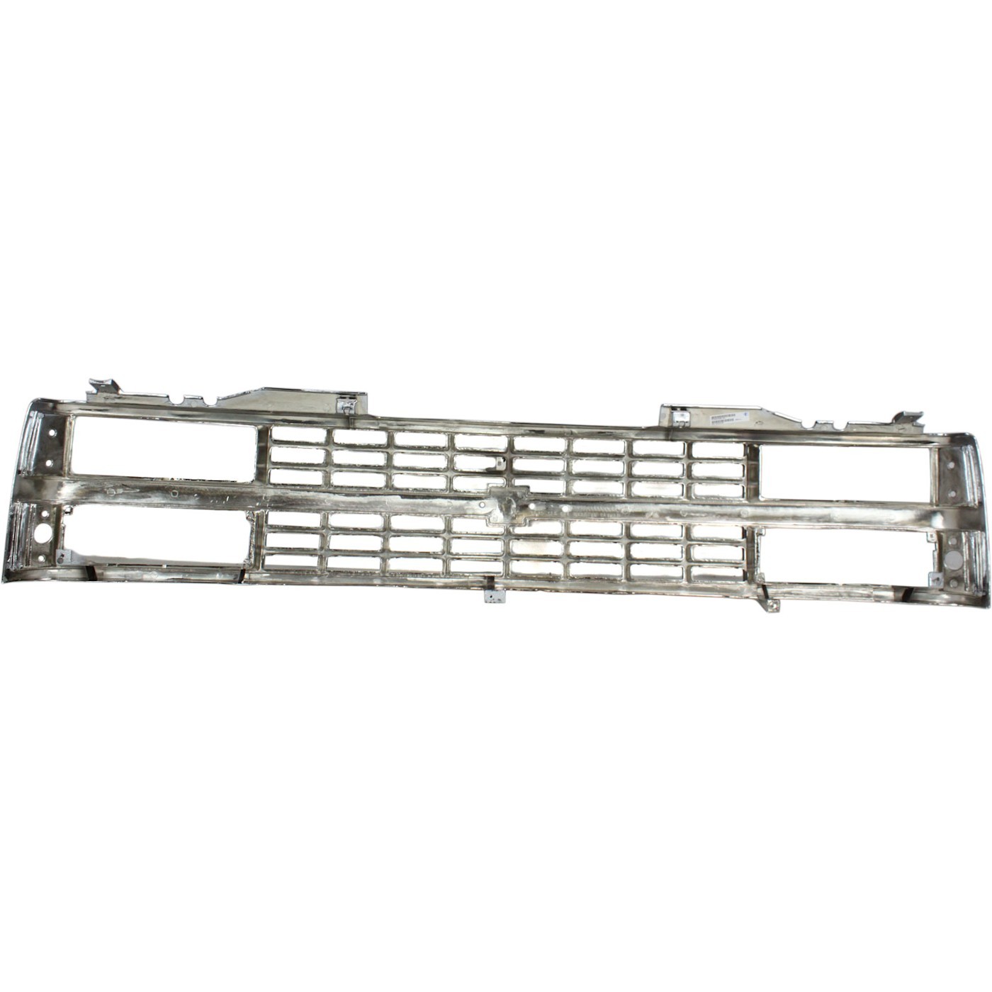 Chrome Grille for 1988-93 Chevy C K 1500 with Black Insert & Dual Headlight