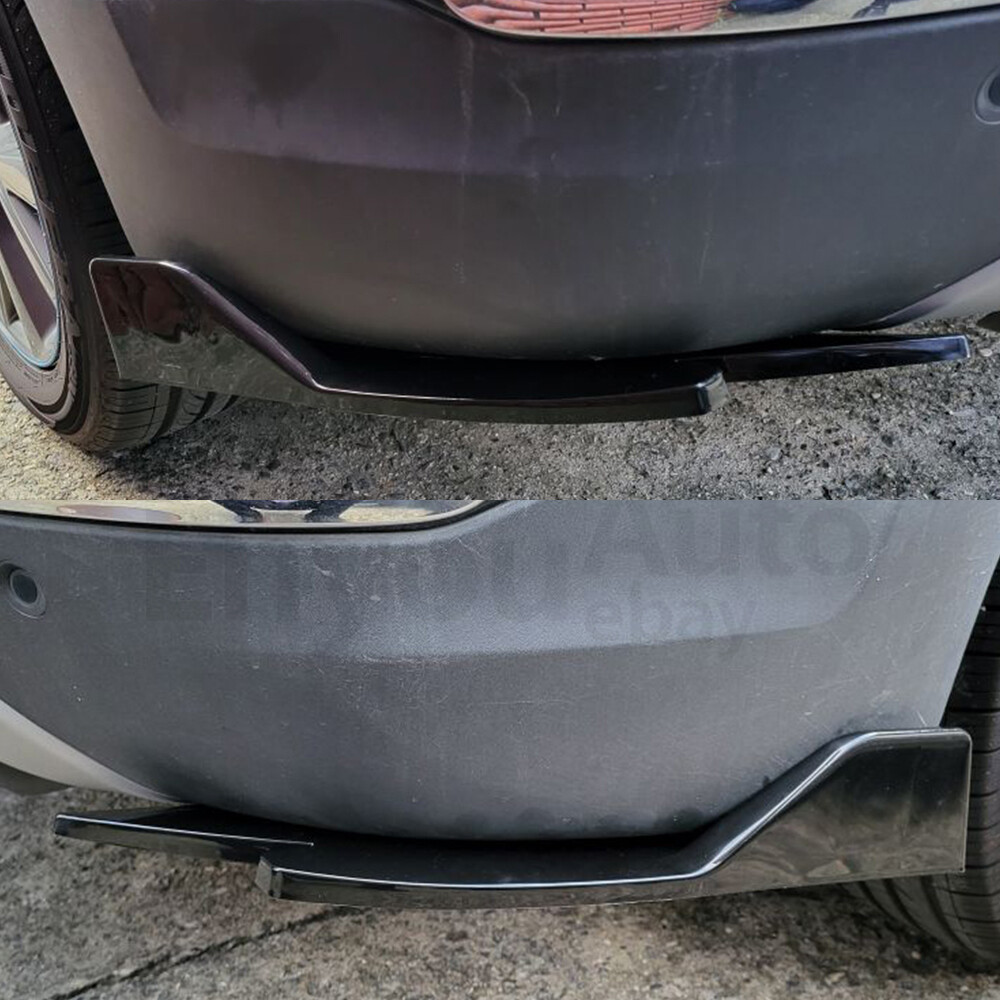 For Dodge Challenger SRT SXT Rear Bumper lip Spoiler Splitter Diffuser black