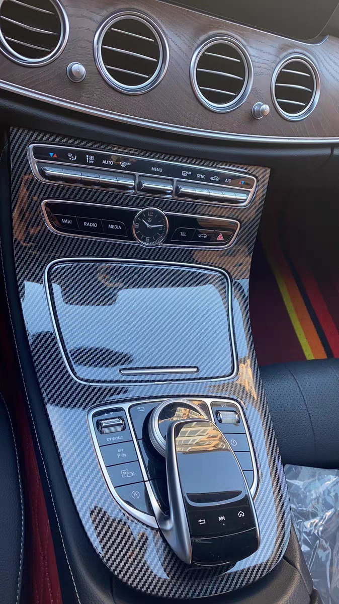 Center Console Trim Panel For 2016-2018 Benz E-Class W213 E63/E43AMG E300 E400