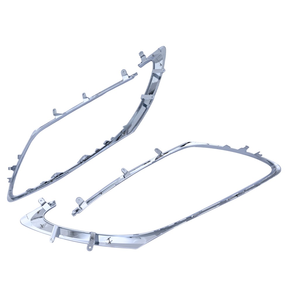 Pair Headlight Bezel Ring Trim For Lexus GS300 GS350 GS430 GS450h GS460 05-2011