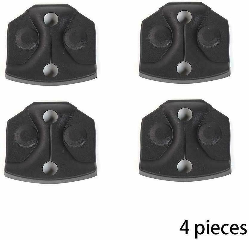 4pc Black Door Lock Cover Buckle Base Decal Overlay Trim For Ford F150 2015-2020