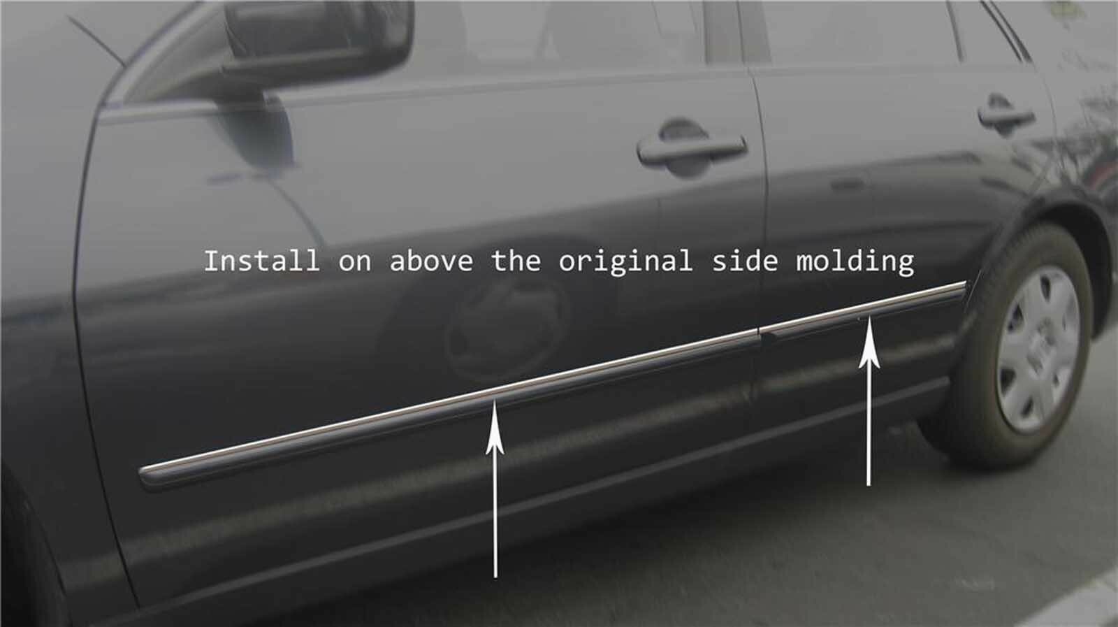 For chevy IMPALA Chrome Body Side Molding Trim Kit 2006-2009 2010 2011 2012 2013