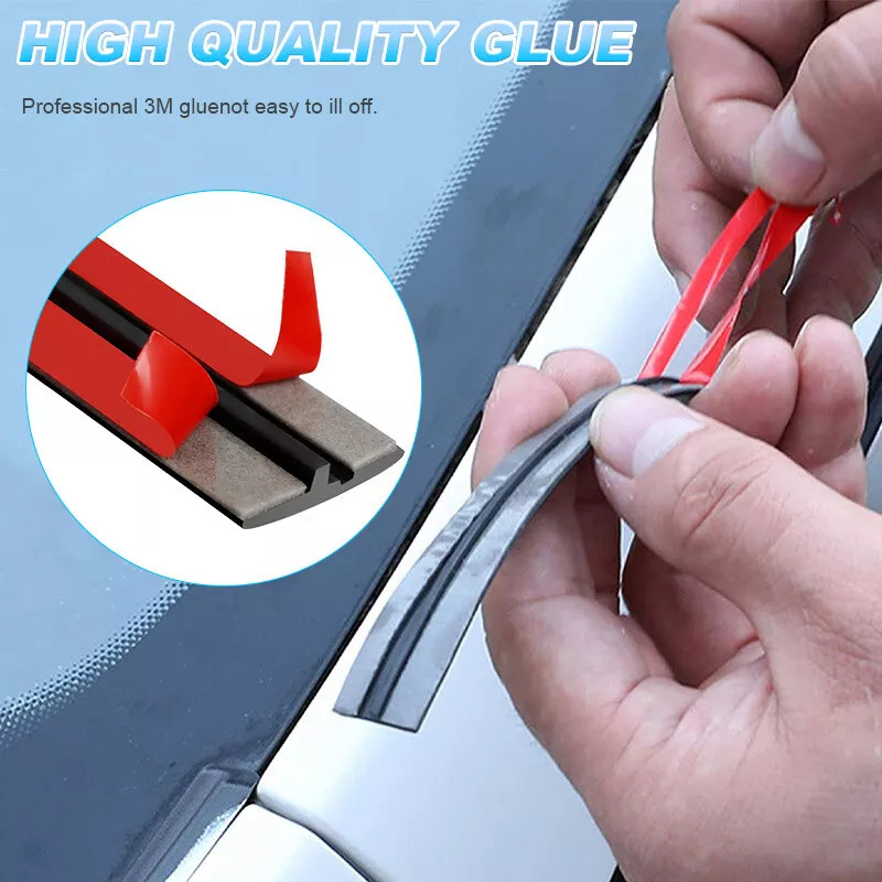 Rubber with Adhesive Double-Sided Tape High-Quality 10FT/3M T-Shape for Auto