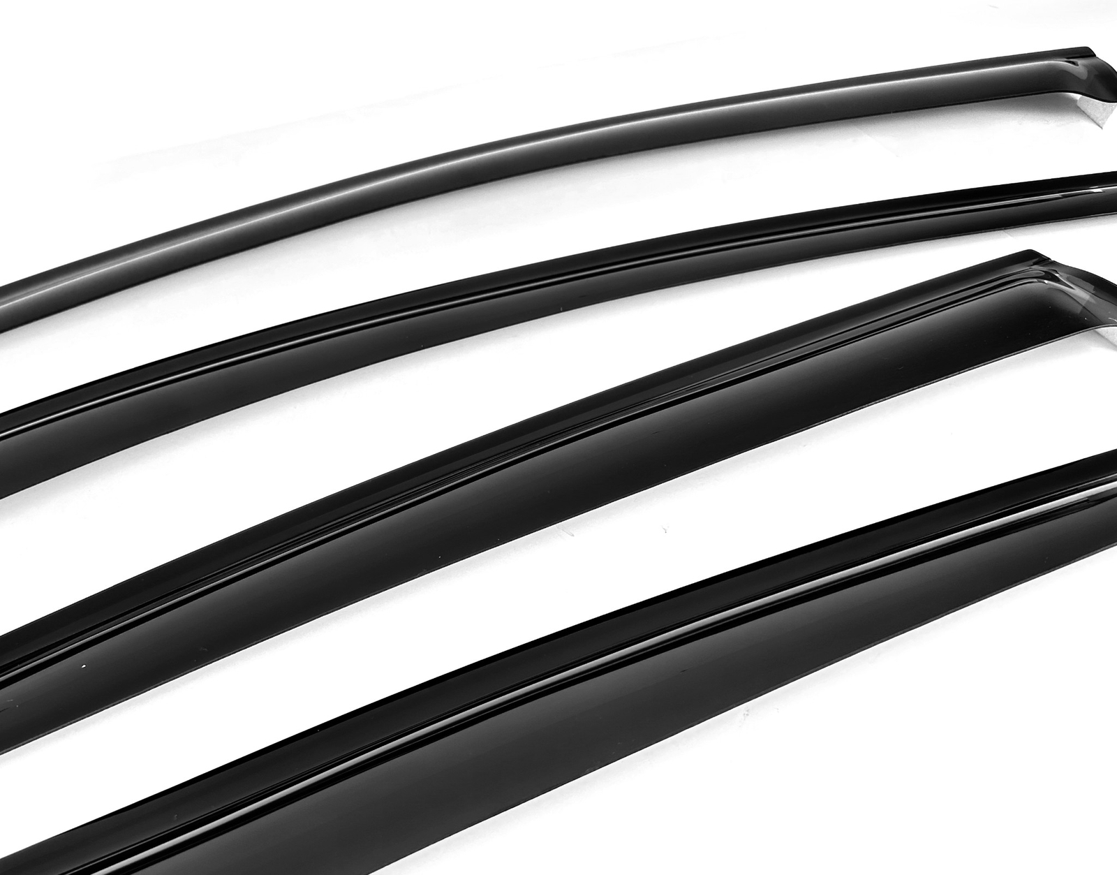 4 Pieces set Tape on Window Visor Vent Rain Wind Guard Shade Fit 08-17 Audi Q5