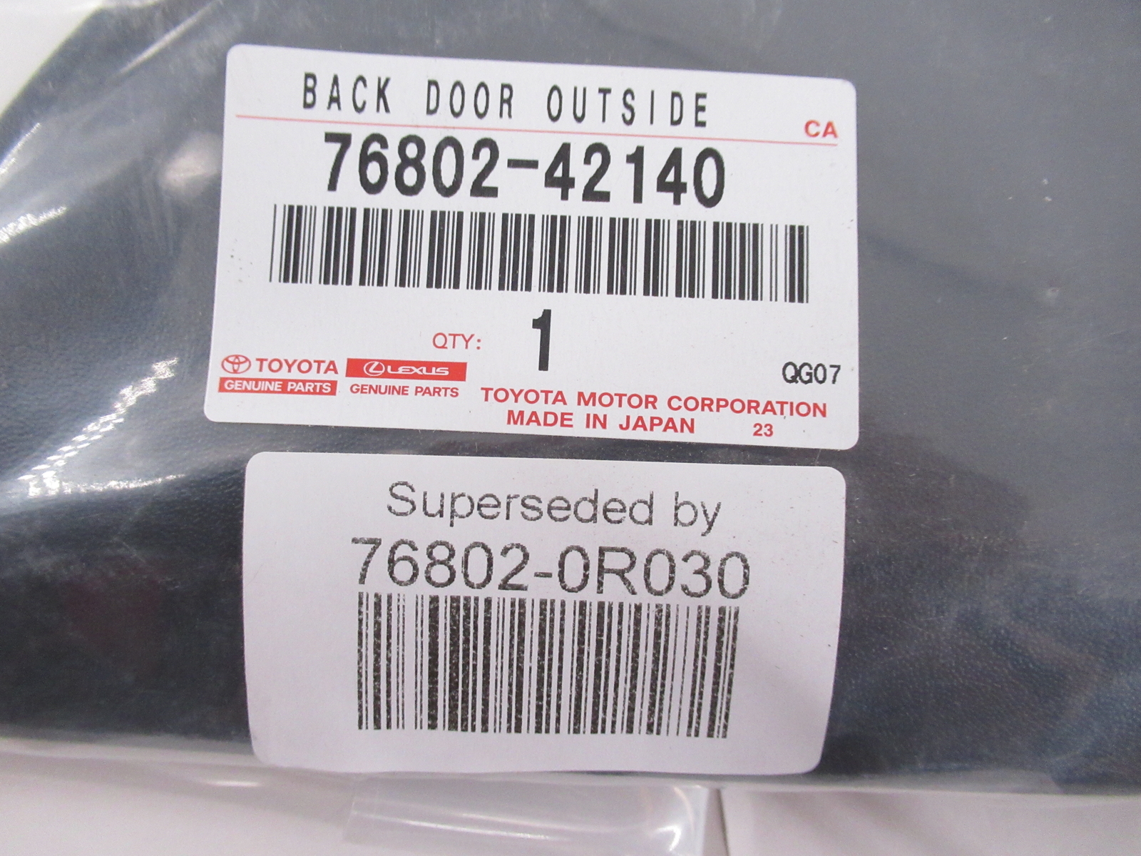 Genuine OEM Toyota 76802-0R030 Lower Liftgate Trim 2019-2020 RAV4