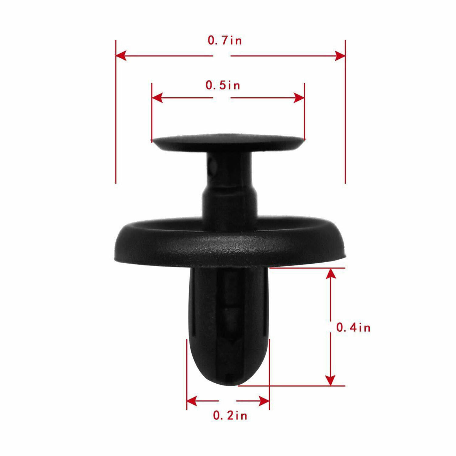 100 Pcs Engine Cover Grille Bumper Retainer Clips for #90467-07211 Toyota/ Lexus