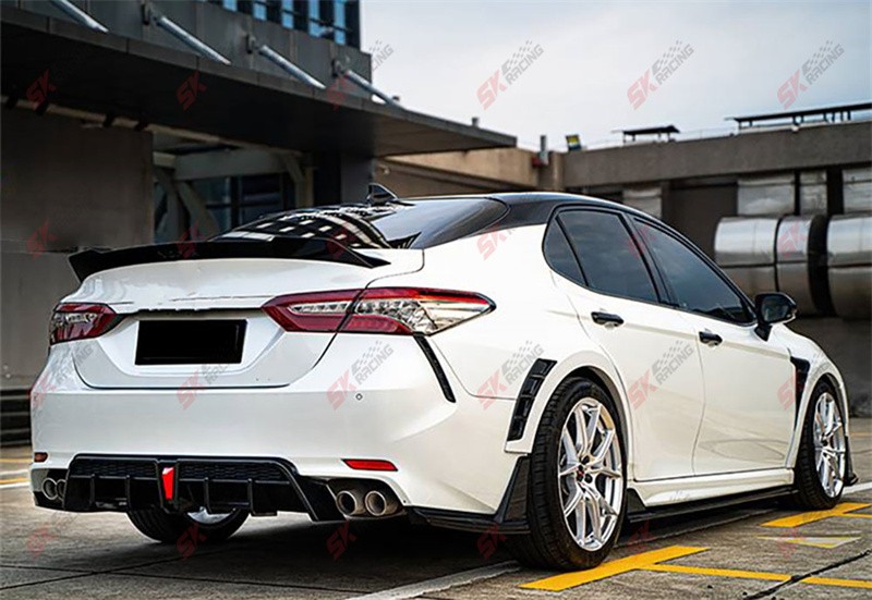 Unpainted ABS Fender Flares Wide Body Exterior For 2018-24 Toyota Camry SE XSE