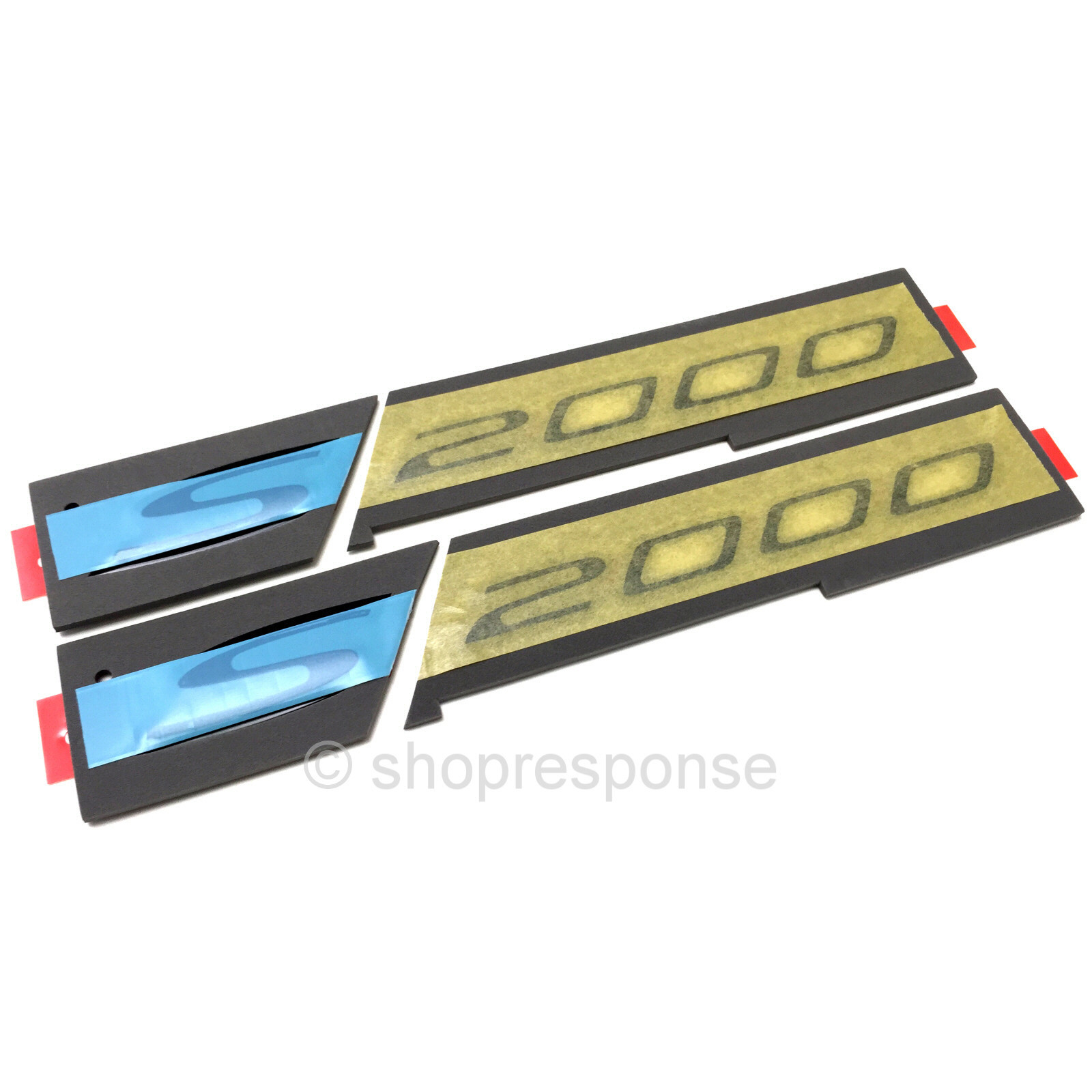 OEM Honda S2000 CR Front Fender Black S2000 Emblems Badges 4 Piece Set Genuine