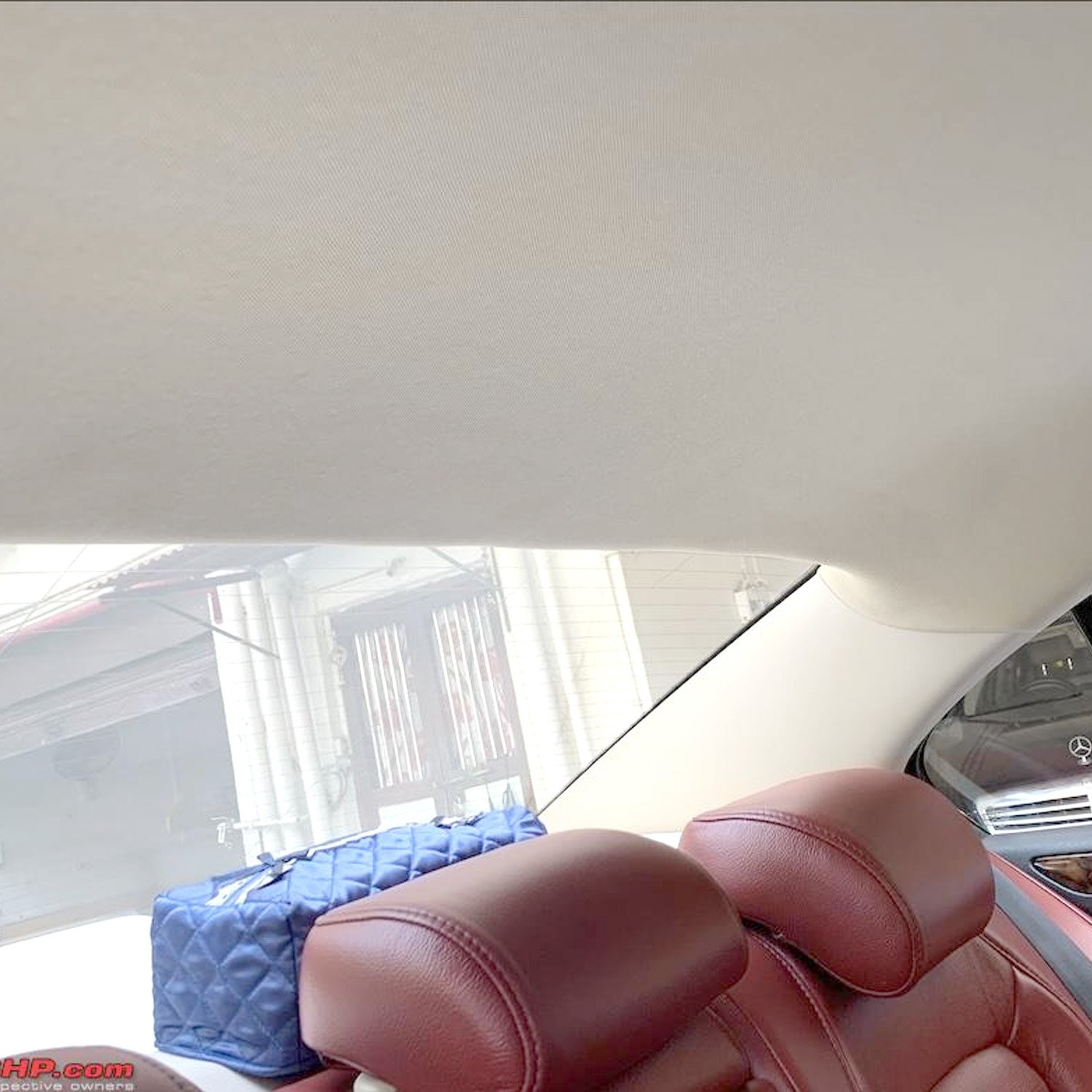 Headliner Foam Back Fabric For Honda Civic 2006‑2011 Sedan Sunroof 98″x60″ Grey