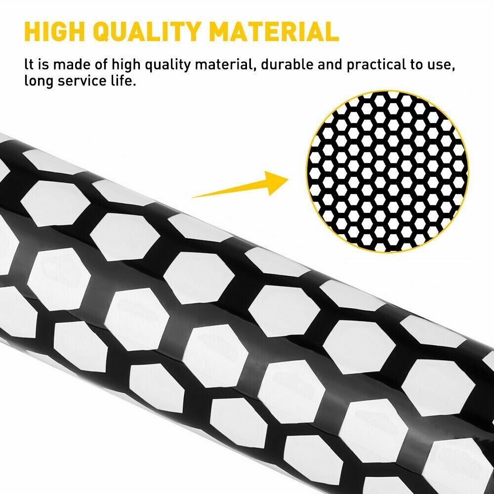 2x Car Rear Tail Light Cover Honeycomb Sticker Tail-lamp Decal Accessories USA