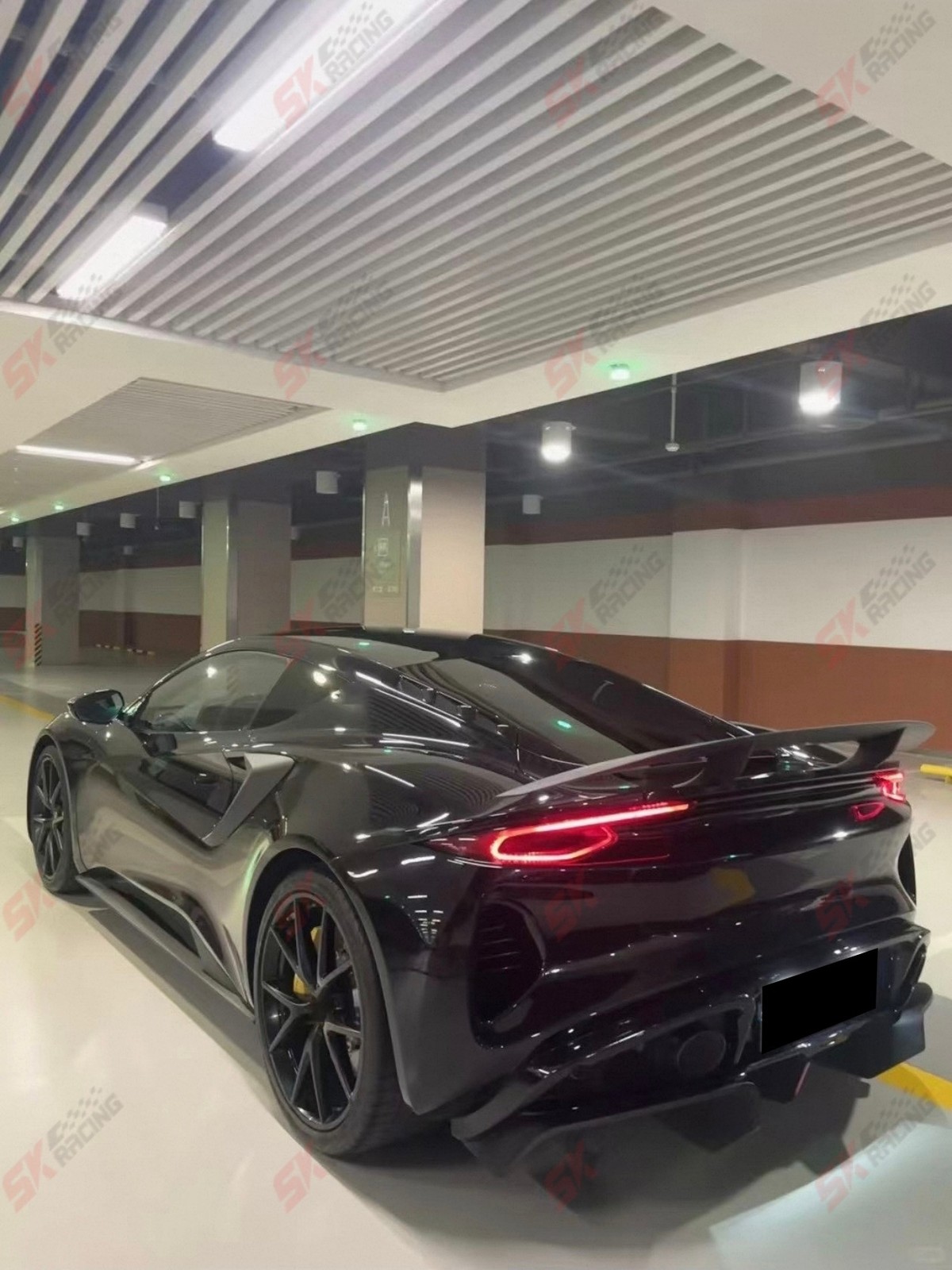 For Lotus Emira 2023+ Dry Carbon Fiber Front Rear Lip Spoiler Wing Hood BodyKits