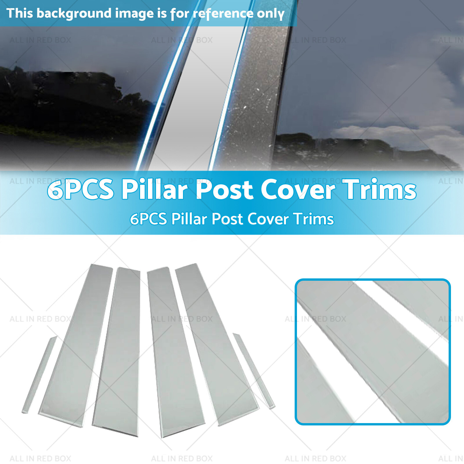 6x Pillar Post Cover Trims Suitable for Cadillac CTS 08-13