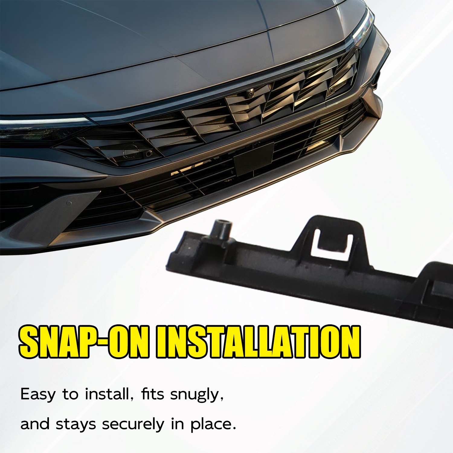 New Front Left&Right Side Bumper Trim for 25 Hyundai Elantra 17897039 17899355