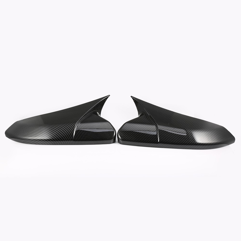 Carbon Fiber Look Mirror Cover Trim for Honda Civic 10th 2016-2021 Pair