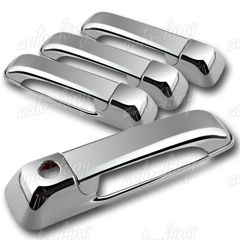 FIT 2005-2011 JEEP GRAND CHEROKEE MIRROR CHROME DOOR HANDLE COVERS 8PCS