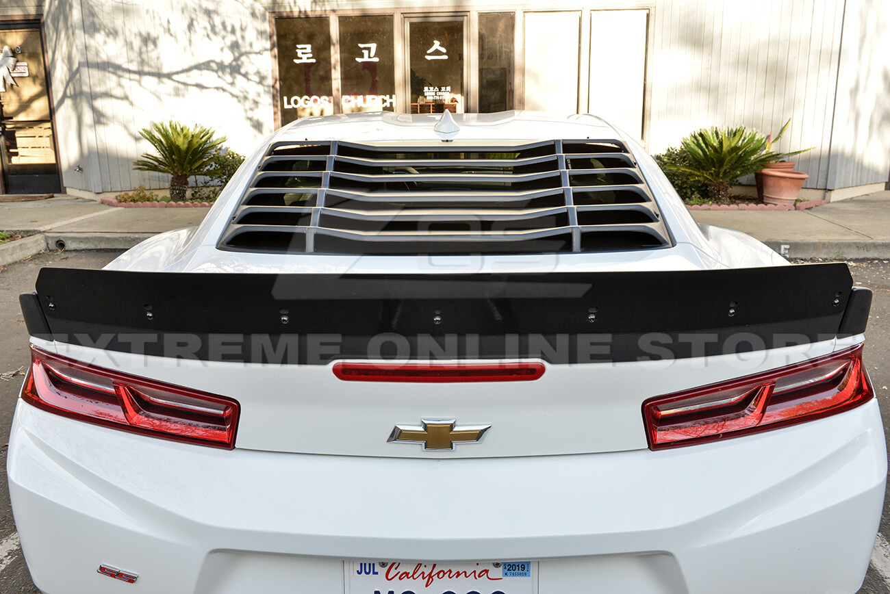 For 16-Up Camaro Coupe EOS Performance Style Rear Window Louver Sun Shade Cover