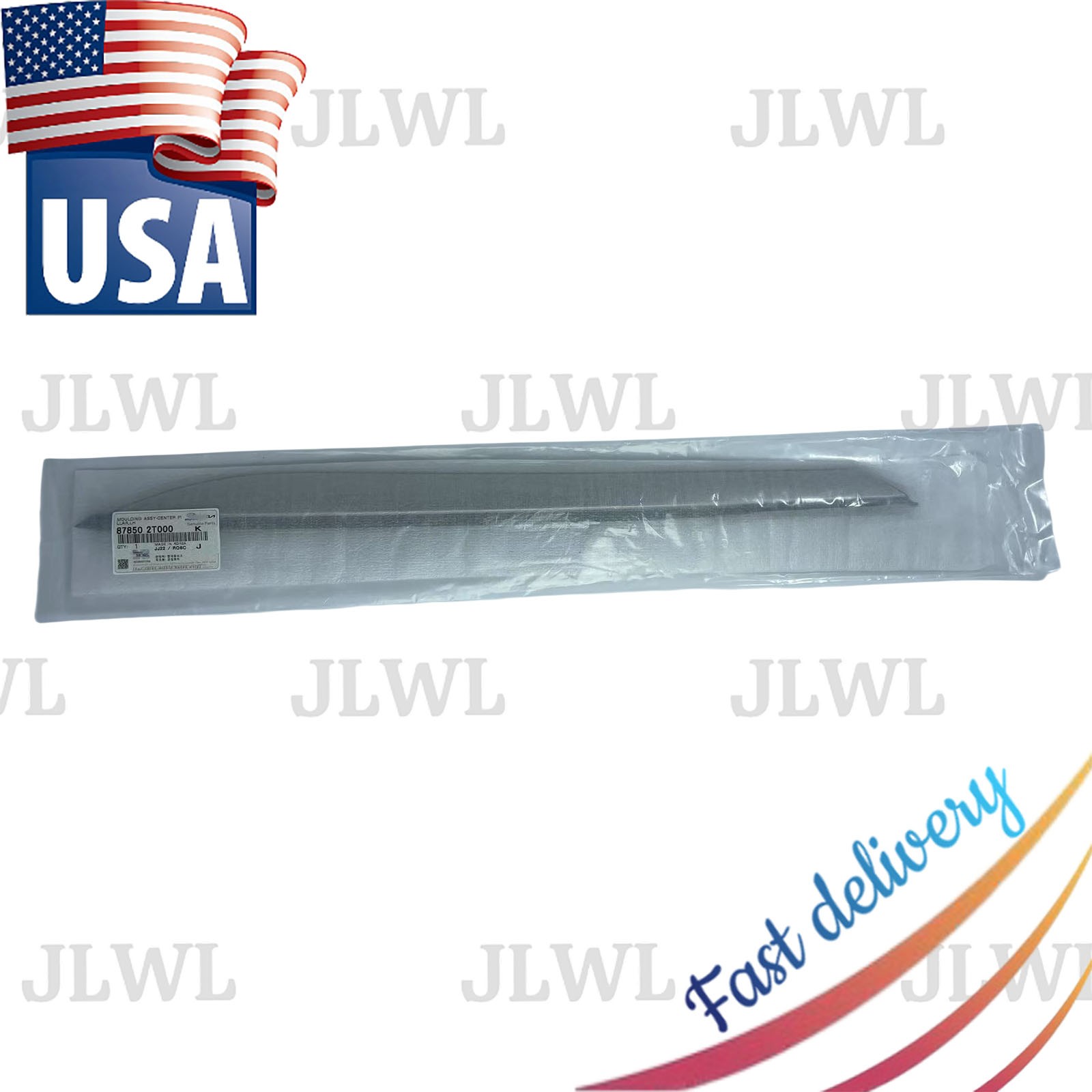 US New OE Center Pillar Chrome Molding Trim Left Driver Side Optima for 2011-15