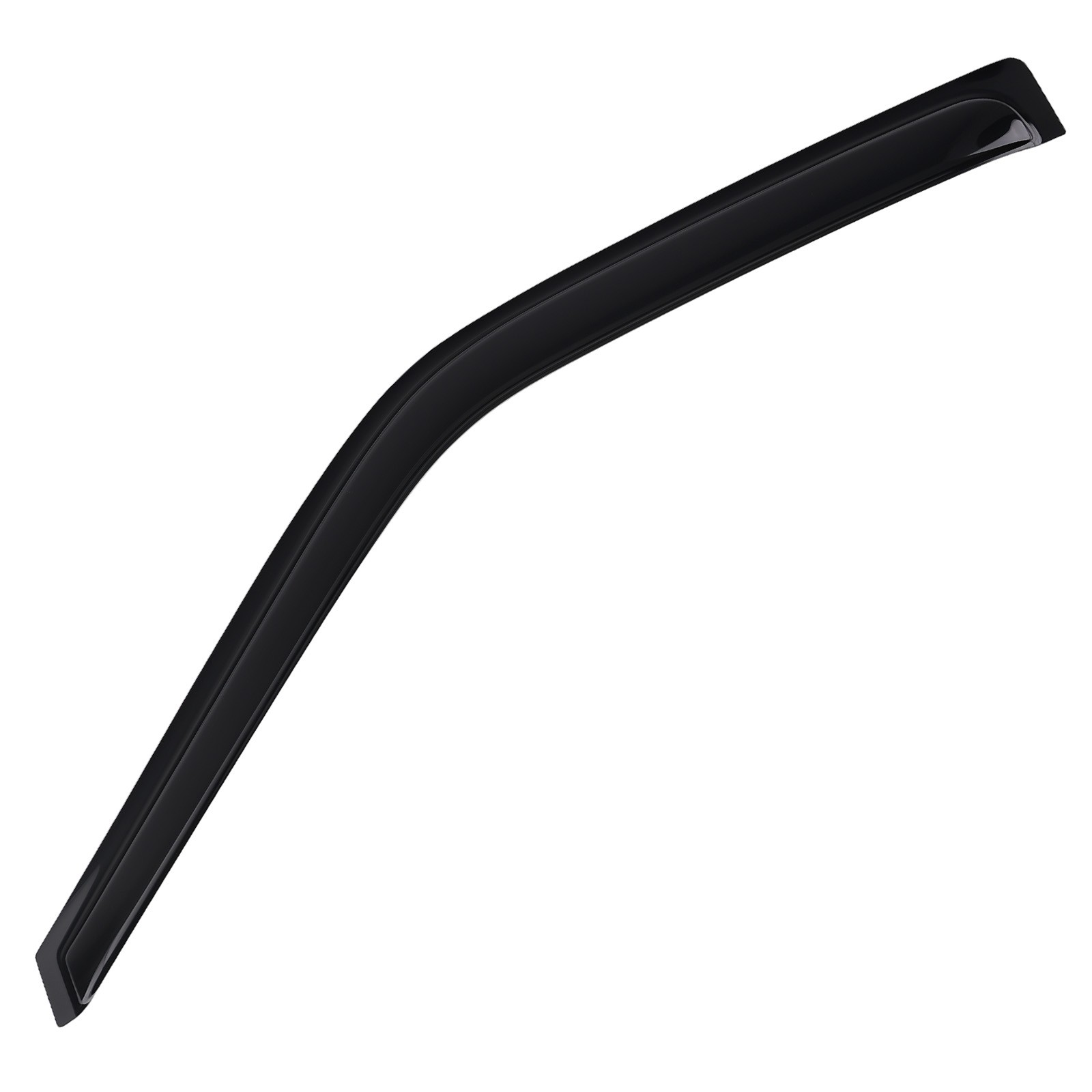 Window Rain Guard Vent Visor for Nissan Frontier Crew Cab 2005-2020 Black