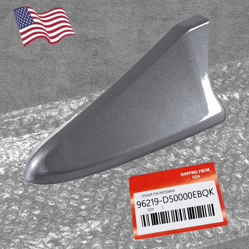 For 2015-2019 Hyundai Sonata-Elantra Shark Aerial Roof Antenna Cover Cap Gray *