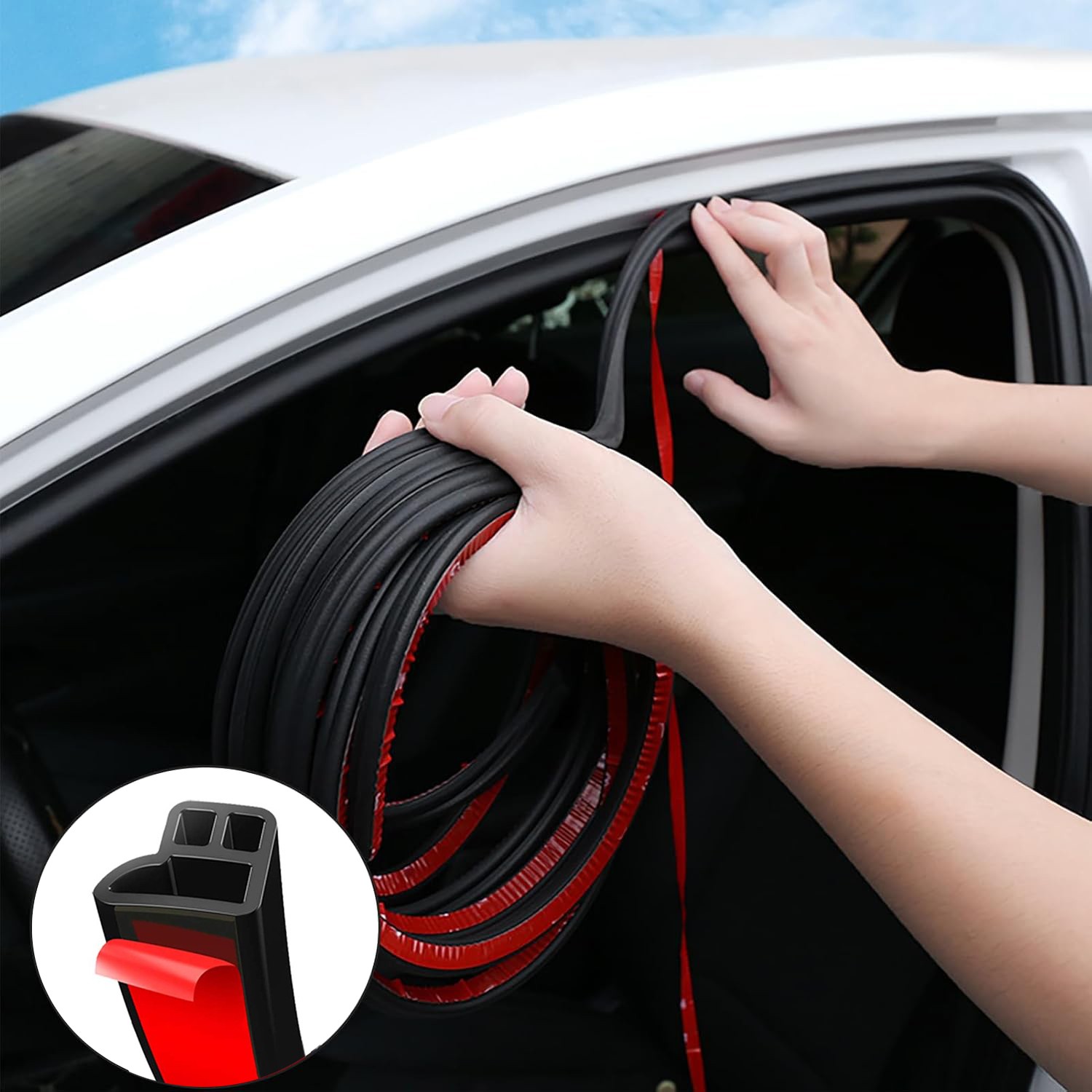 32FT L-Shaped For Jeep Car Pickup Door Seal Strip Weatherstrip Edge Molding Trim