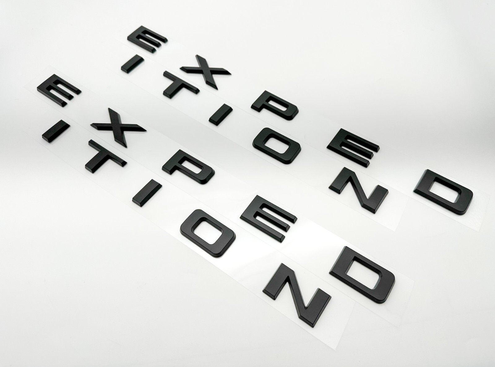 Gloss Black Front Tailgate EXPEDITION Letters Emblem FIT 2022-2026 EXPEDITION