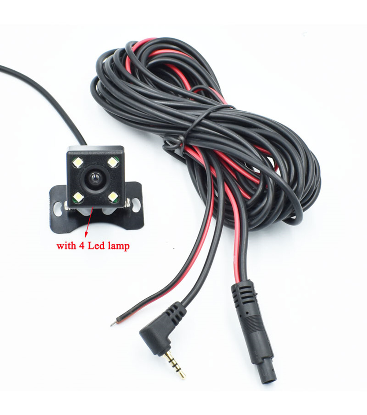 5 Pin 2.5mm HD Rear View Backup Camera 4LED Waterproof For Car Cam Recorder