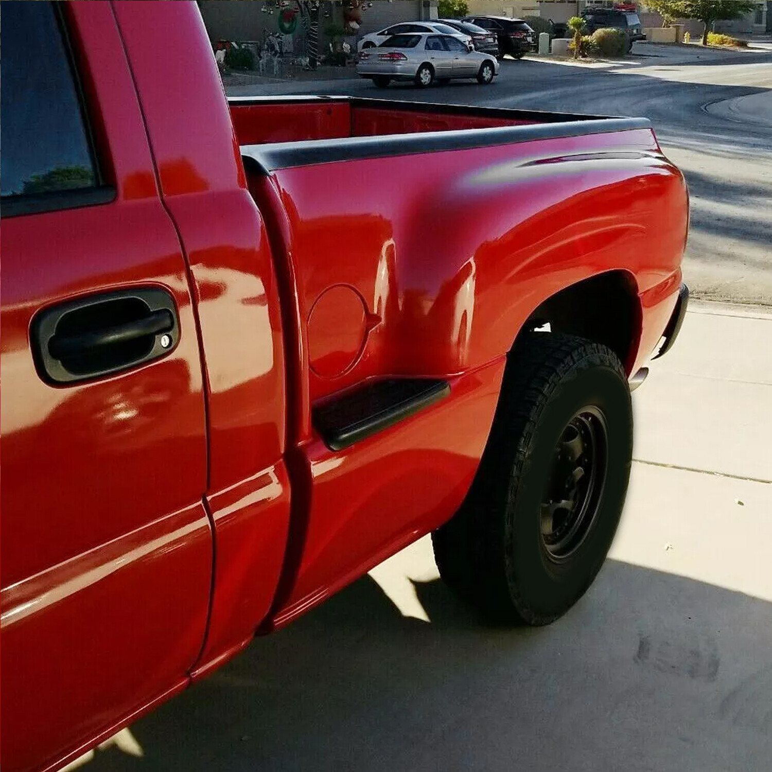 For 1999-2005 Chevrolet Silverado GMC Sierra 1500 Stepside LH RH Bed Rail Caps