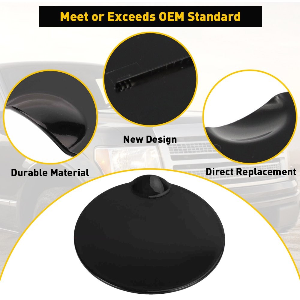 Fuel Gas Tank Filler Lid Door Cap Replace For 09-14 Ford F-150 9L3Z-99405A26-AA