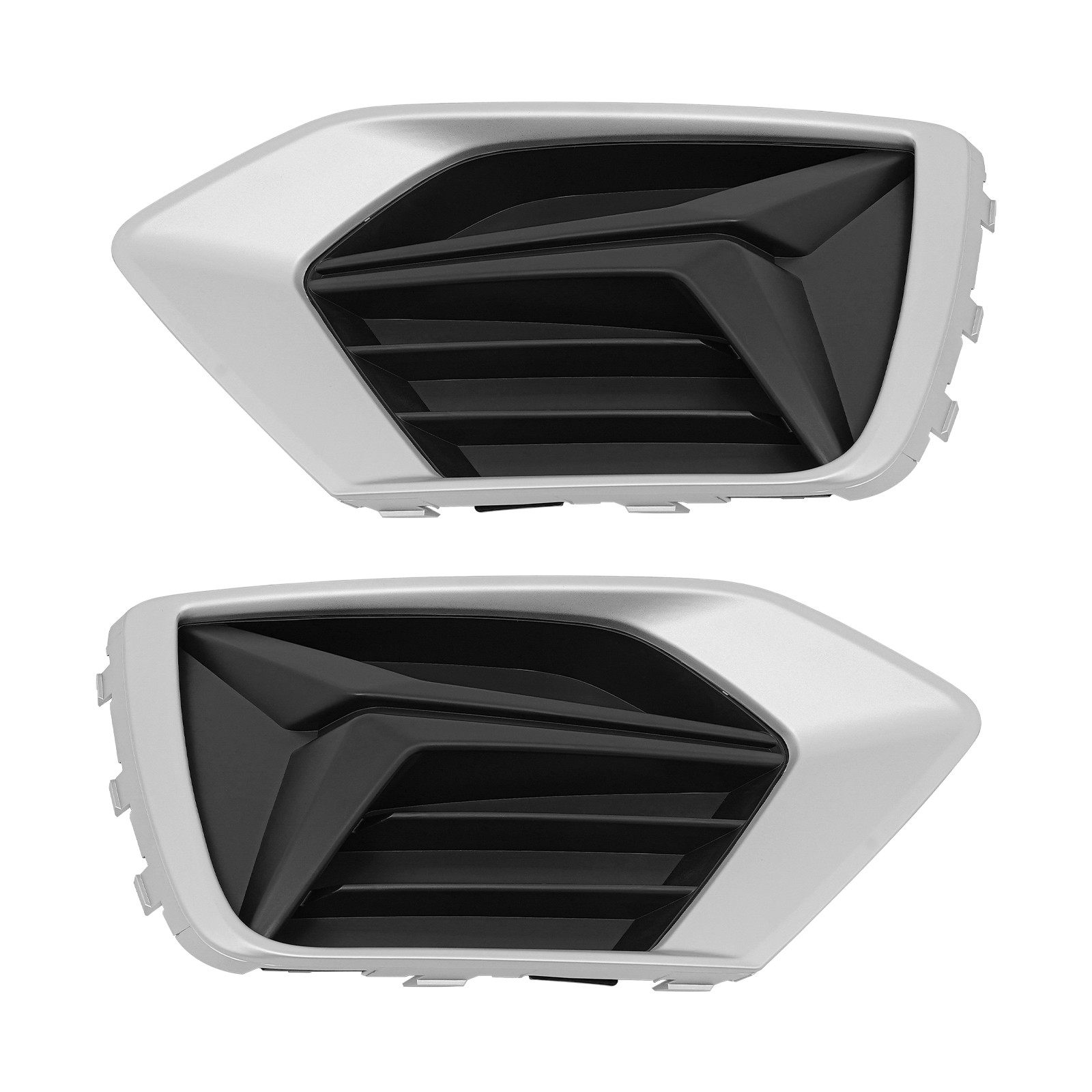 Pair Fog Light Frame For 2019-2023 Audi Q3 Left+Right Front Fog Light Cover