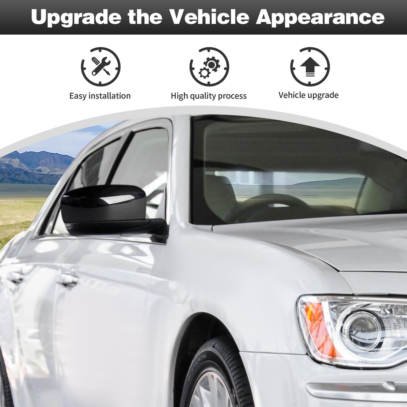 14xExterior Front & Rear Decoration Cover Accessories Trims For Chrysler 300 11+