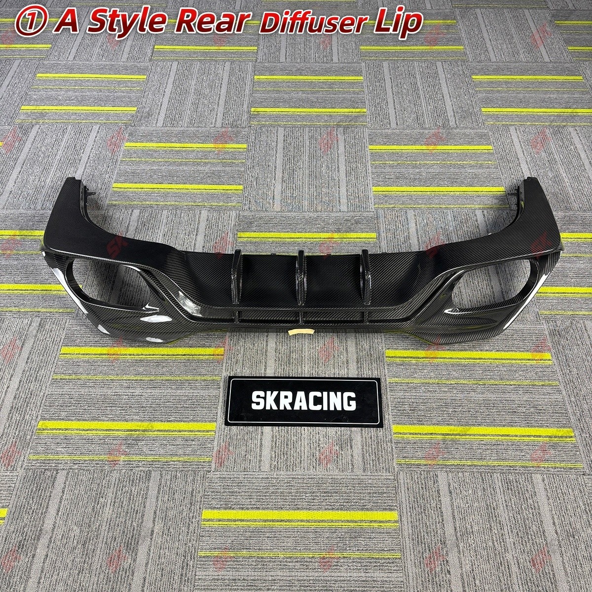 For BMW 8 Series G14 G15 G16 M-Sport 19-2026 Dry Carbon Fiber Rear Diffuser Lip