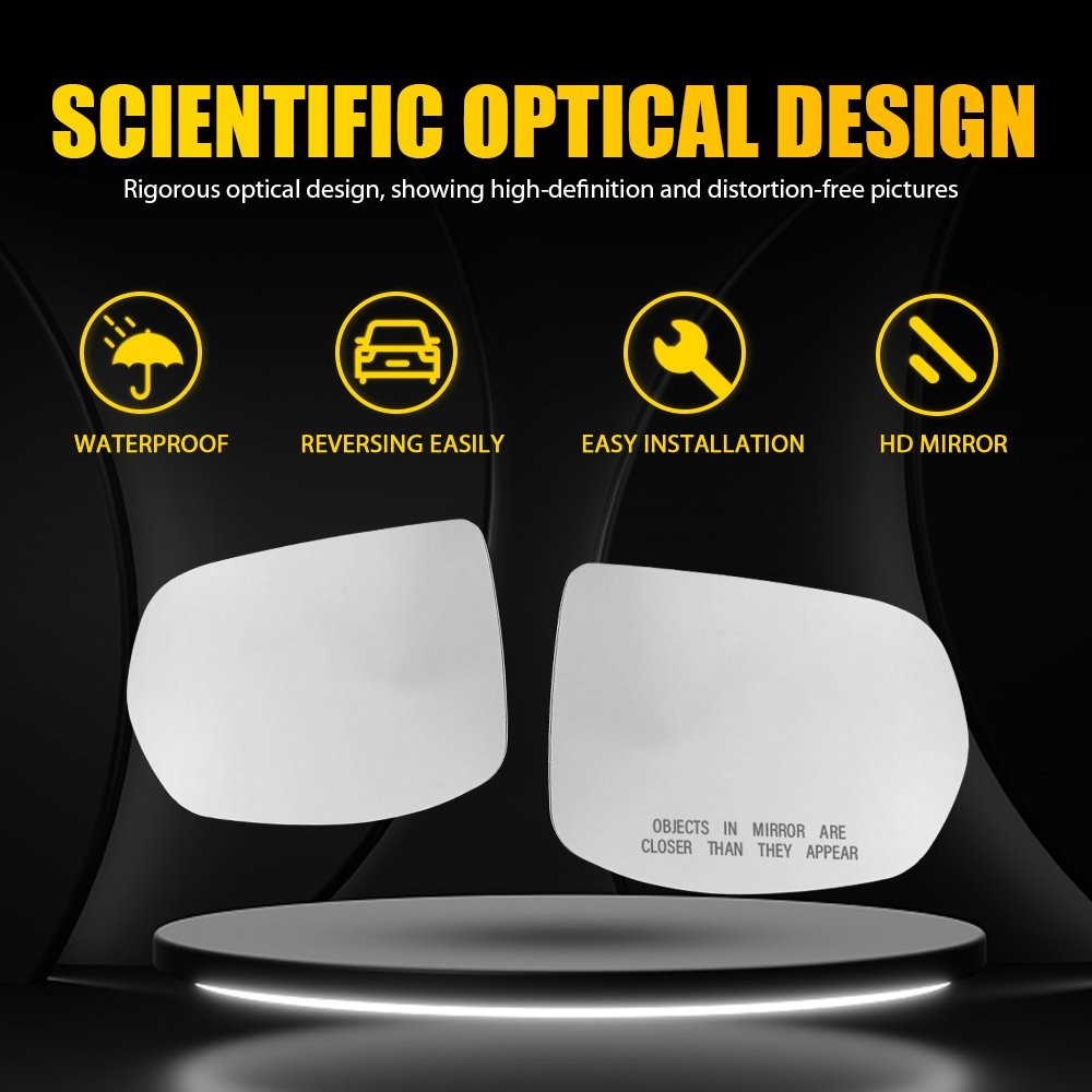 Left and Right Heated Mirror Glass For 2012-2016 Honda CR-V 2016-22 HR-V OE 2-6X