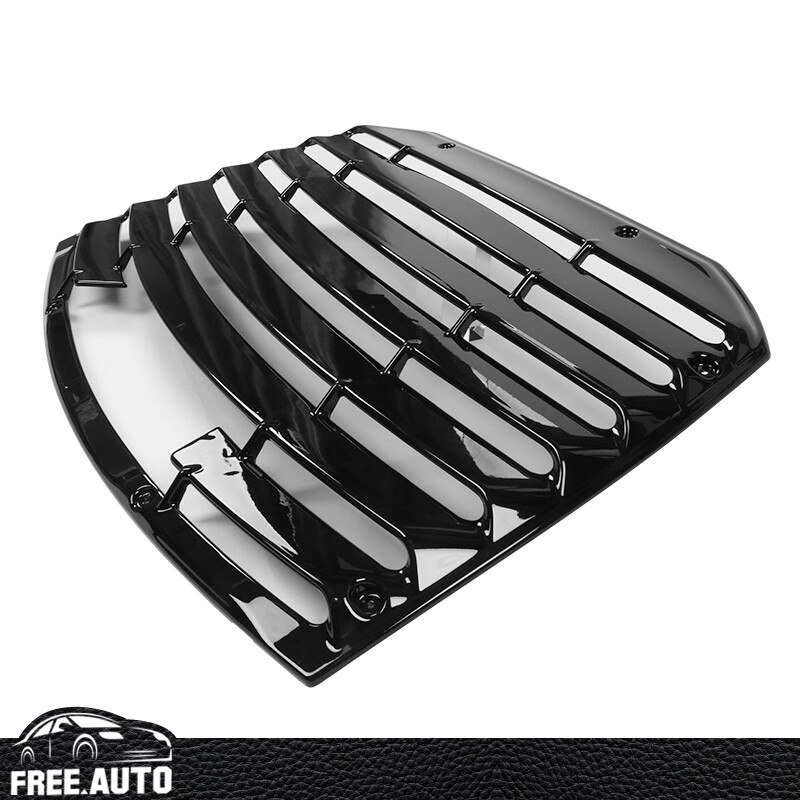 Rear Window Louver Fits 13-20 Scion FRS/Subaru BRZ/Toyota 86 T Style Gloss Black