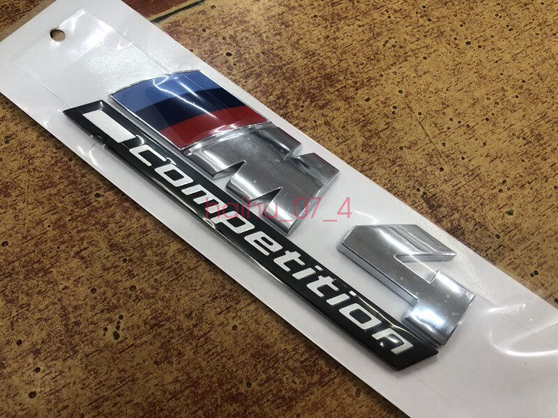 Luggage Lid High Quality ABS “COMPETITION M4” Emblem Decal Badge for M4