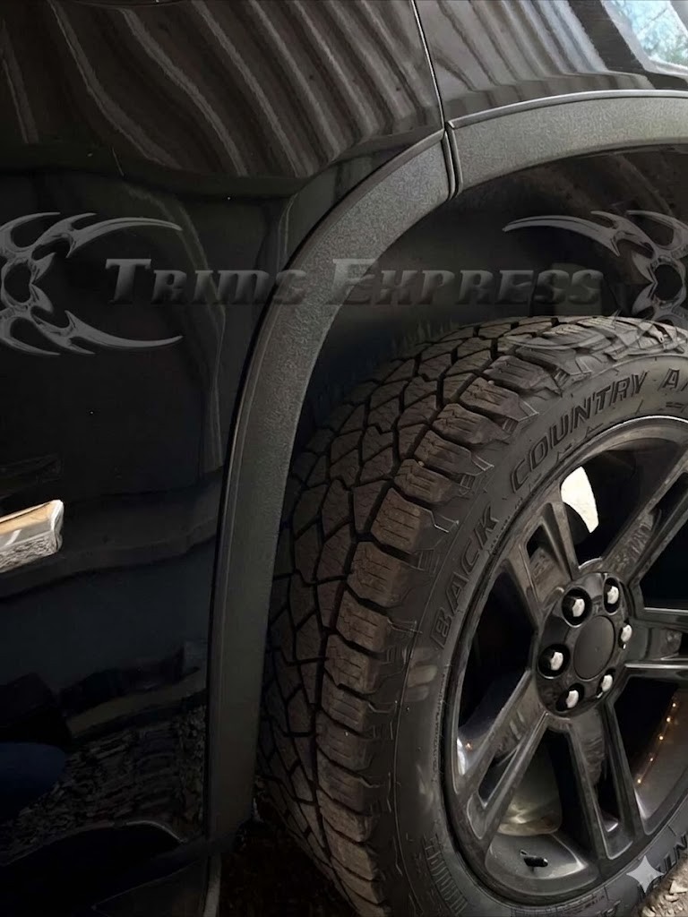 for:2007-2014 Chevy Tahoe/GMC Yukon/Escalade Fender Trim Black Stainless 2″ Wide